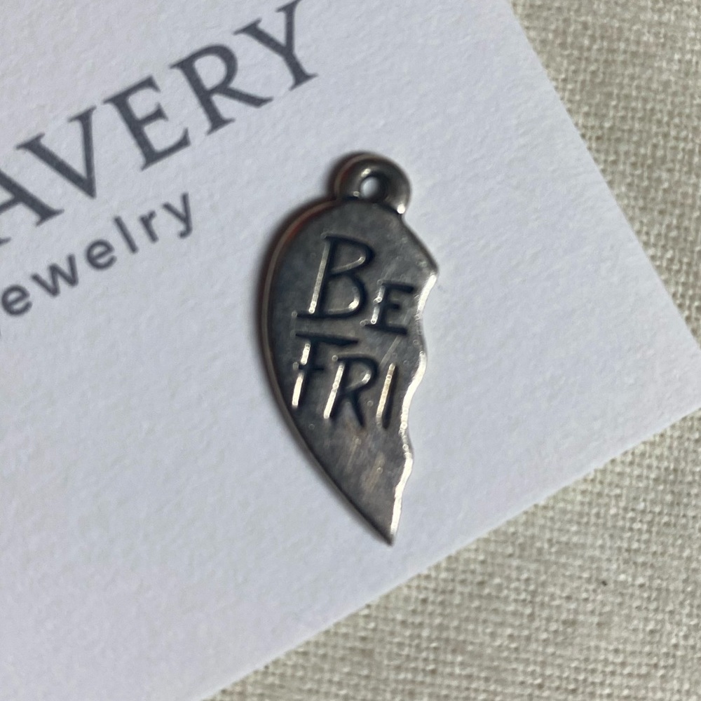 James Avery Best Friend Charm (left)